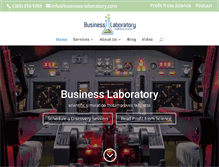 Tablet Screenshot of business-laboratory.com